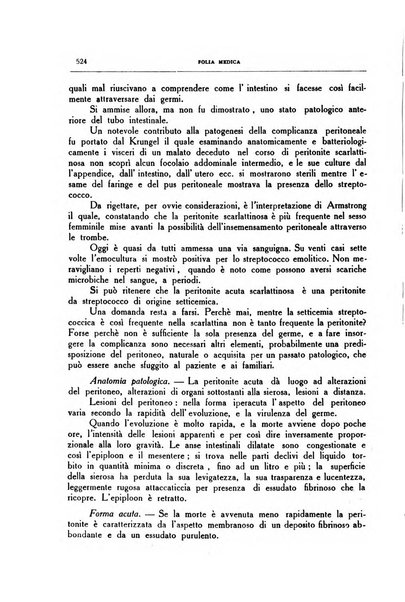 Folia medica periodico trimensile di patologia e clinica medica