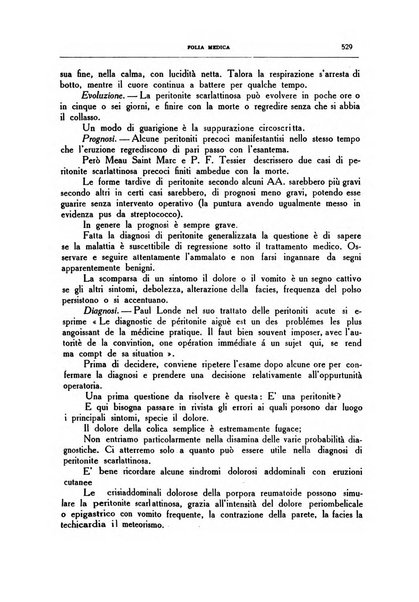 Folia medica periodico trimensile di patologia e clinica medica