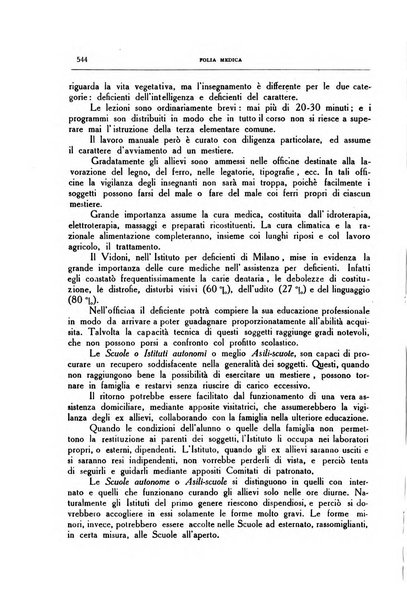 Folia medica periodico trimensile di patologia e clinica medica