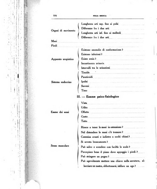 Folia medica periodico trimensile di patologia e clinica medica