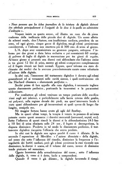 Folia medica periodico trimensile di patologia e clinica medica