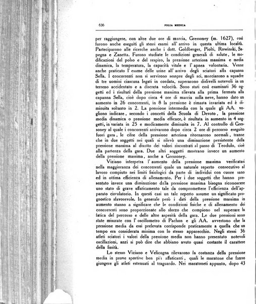 Folia medica periodico trimensile di patologia e clinica medica