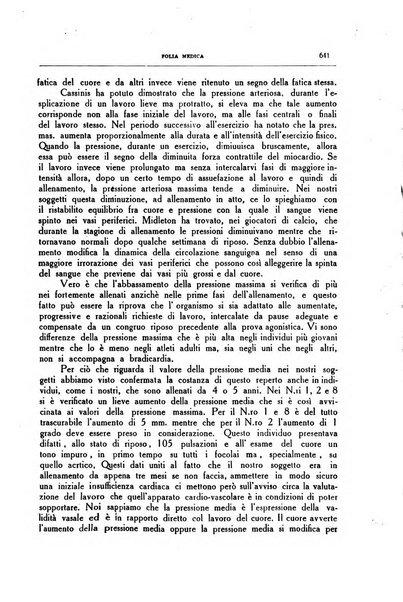 Folia medica periodico trimensile di patologia e clinica medica