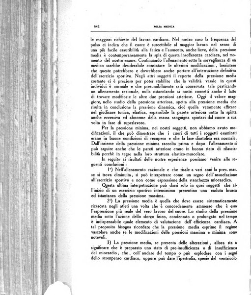 Folia medica periodico trimensile di patologia e clinica medica