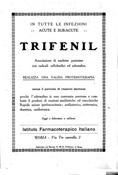 Folia medica periodico trimensile di patologia e clinica medica