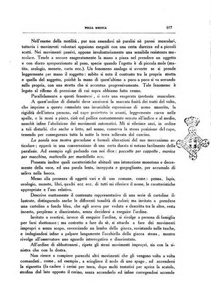 Folia medica periodico trimensile di patologia e clinica medica