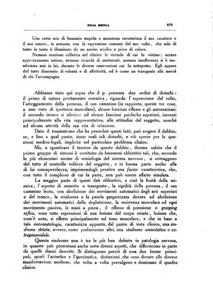 Folia medica periodico trimensile di patologia e clinica medica