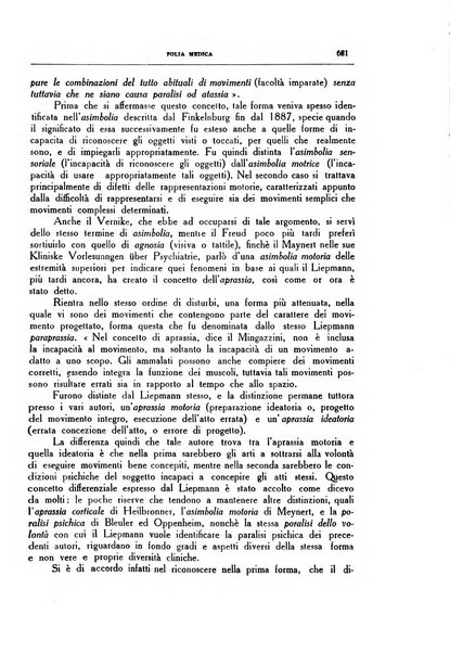 Folia medica periodico trimensile di patologia e clinica medica