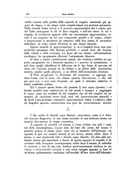 Folia medica periodico trimensile di patologia e clinica medica