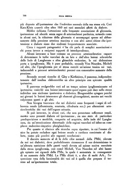 Folia medica periodico trimensile di patologia e clinica medica