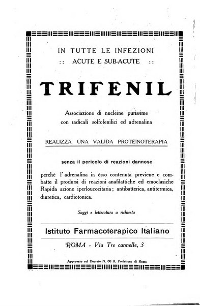 Folia medica periodico trimensile di patologia e clinica medica