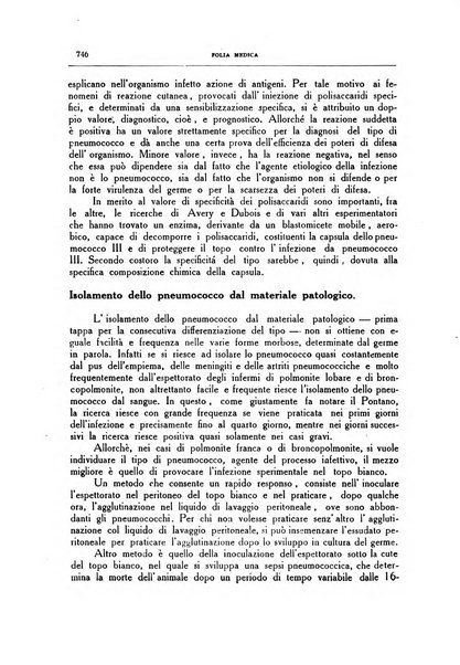 Folia medica periodico trimensile di patologia e clinica medica