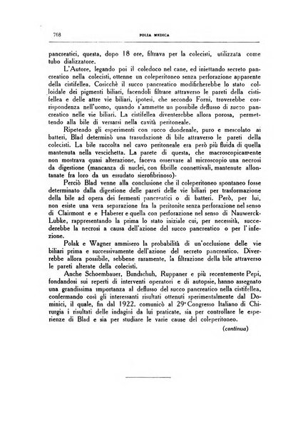 Folia medica periodico trimensile di patologia e clinica medica