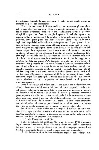 Folia medica periodico trimensile di patologia e clinica medica