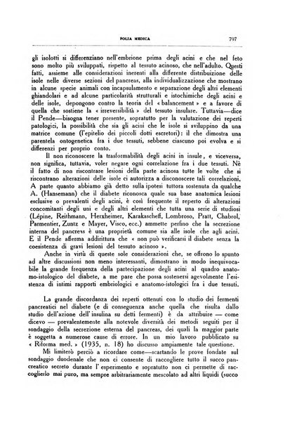 Folia medica periodico trimensile di patologia e clinica medica