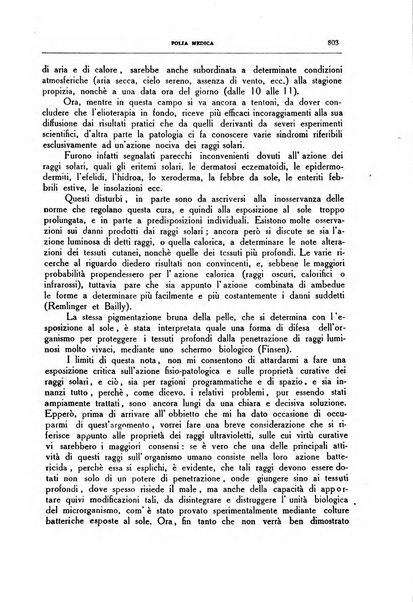 Folia medica periodico trimensile di patologia e clinica medica