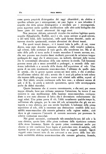 Folia medica periodico trimensile di patologia e clinica medica