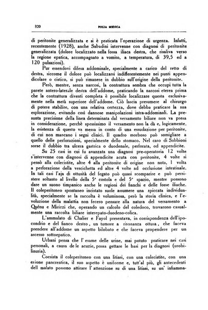 Folia medica periodico trimensile di patologia e clinica medica