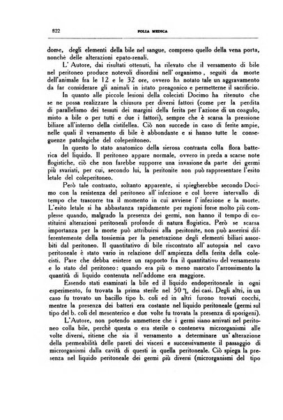 Folia medica periodico trimensile di patologia e clinica medica