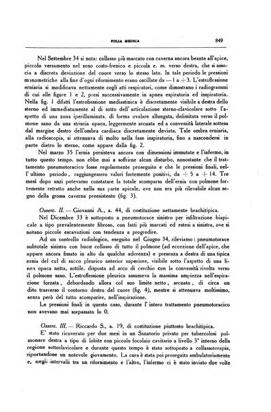 Folia medica periodico trimensile di patologia e clinica medica