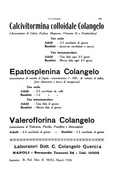 Folia medica periodico trimensile di patologia e clinica medica