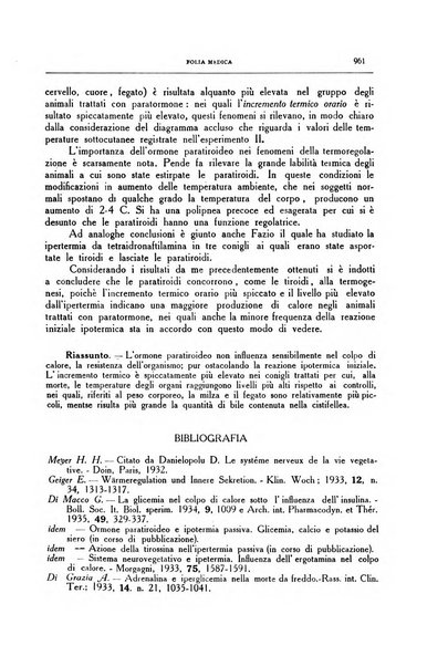 Folia medica periodico trimensile di patologia e clinica medica