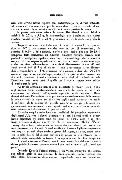 Folia medica periodico trimensile di patologia e clinica medica