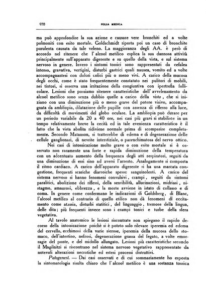 Folia medica periodico trimensile di patologia e clinica medica