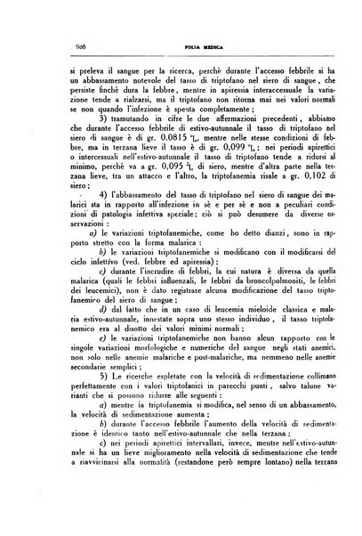 Folia medica periodico trimensile di patologia e clinica medica