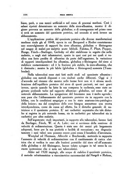 Folia medica periodico trimensile di patologia e clinica medica