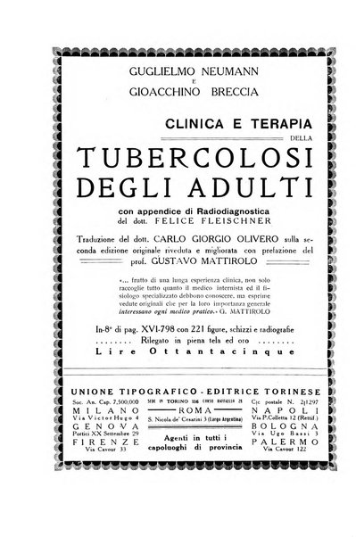 Folia medica periodico trimensile di patologia e clinica medica