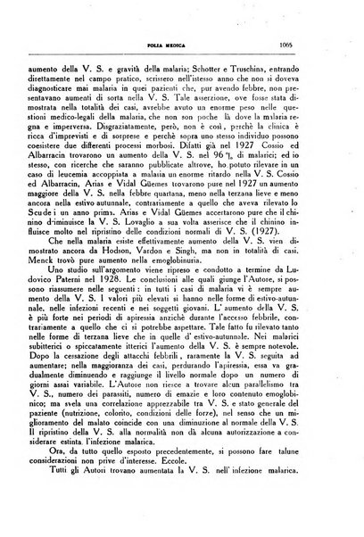 Folia medica periodico trimensile di patologia e clinica medica