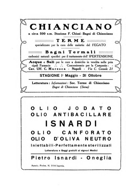 Folia medica periodico trimensile di patologia e clinica medica