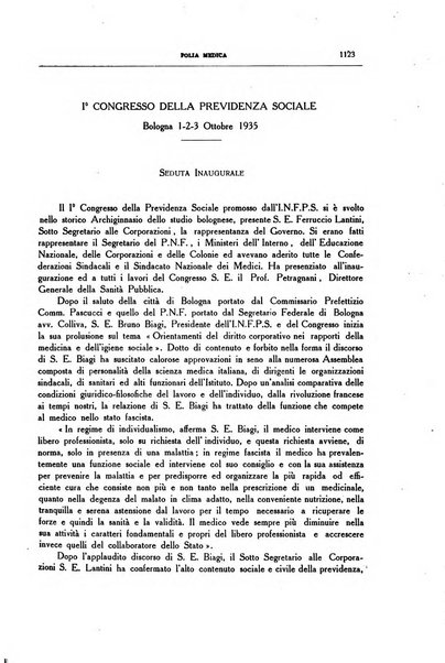 Folia medica periodico trimensile di patologia e clinica medica