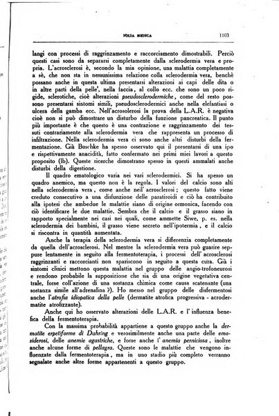 Folia medica periodico trimensile di patologia e clinica medica