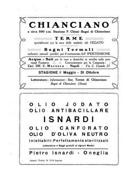 Folia medica periodico trimensile di patologia e clinica medica