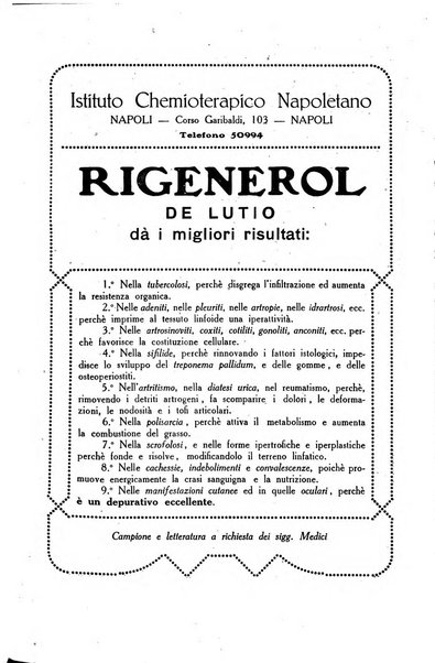 Folia medica periodico trimensile di patologia e clinica medica