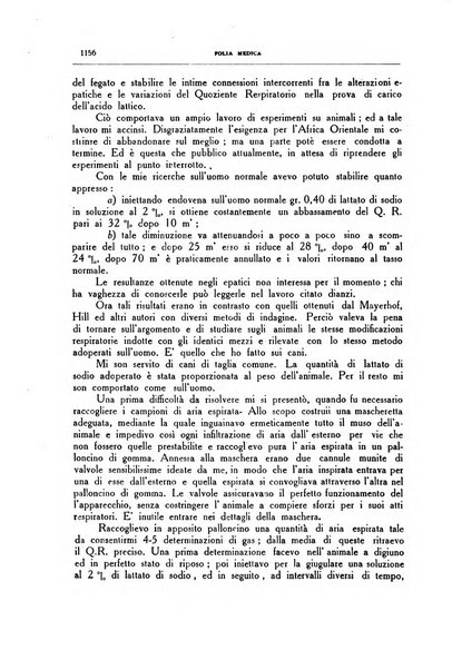 Folia medica periodico trimensile di patologia e clinica medica