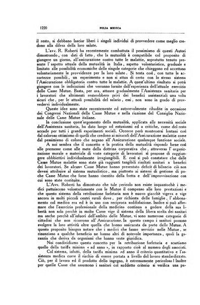 Folia medica periodico trimensile di patologia e clinica medica