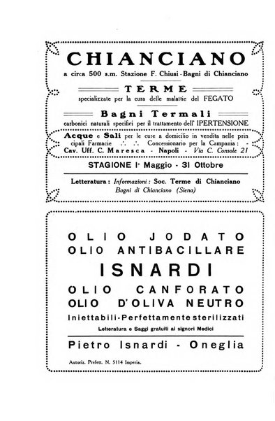 Folia medica periodico trimensile di patologia e clinica medica