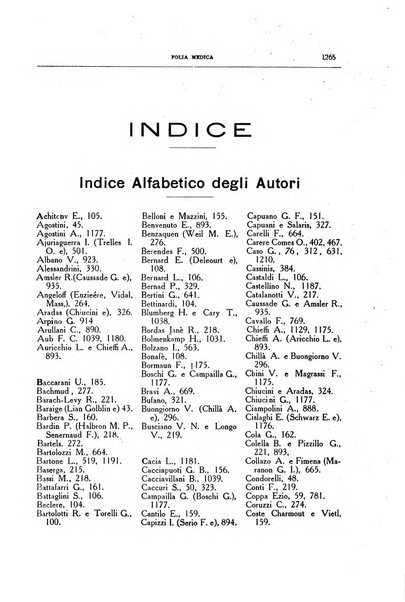 Folia medica periodico trimensile di patologia e clinica medica