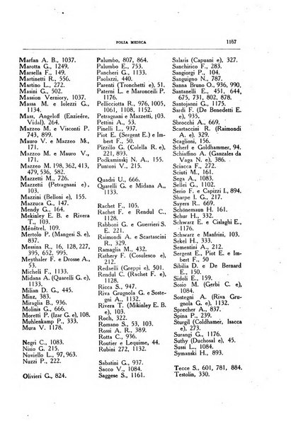 Folia medica periodico trimensile di patologia e clinica medica