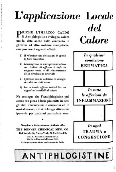 Folia medica periodico trimensile di patologia e clinica medica