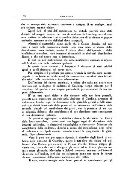 Folia medica periodico trimensile di patologia e clinica medica