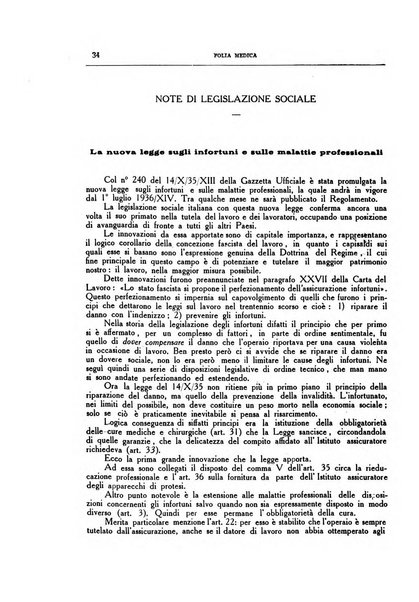 Folia medica periodico trimensile di patologia e clinica medica