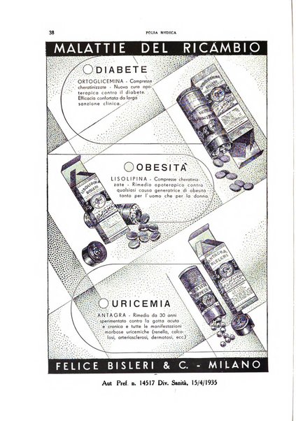 Folia medica periodico trimensile di patologia e clinica medica