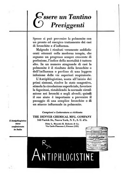 Folia medica periodico trimensile di patologia e clinica medica