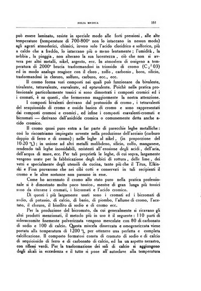 Folia medica periodico trimensile di patologia e clinica medica