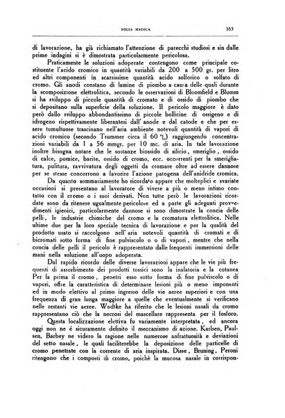 Folia medica periodico trimensile di patologia e clinica medica