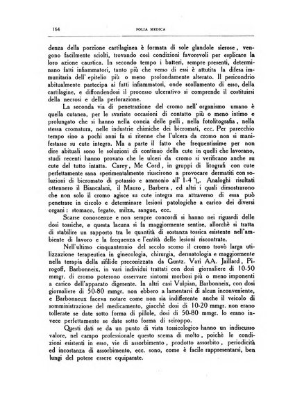 Folia medica periodico trimensile di patologia e clinica medica